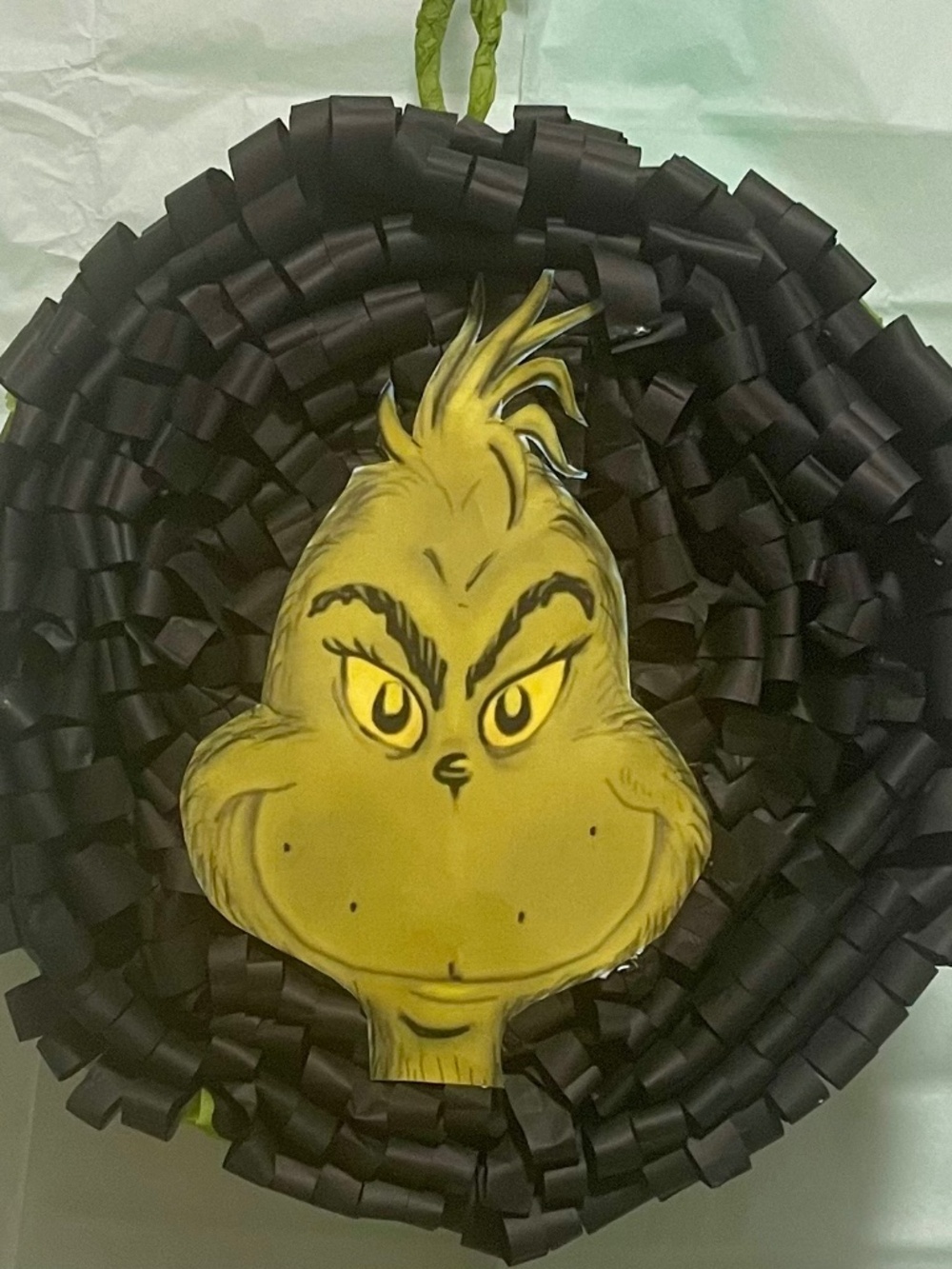 Grinch Black Ball Piñata